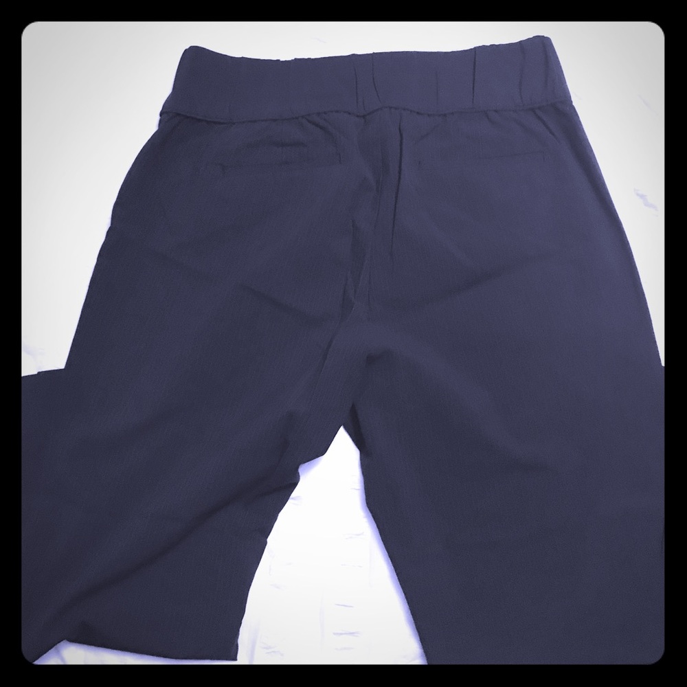 Gap maternity trouser navy with thin stripe